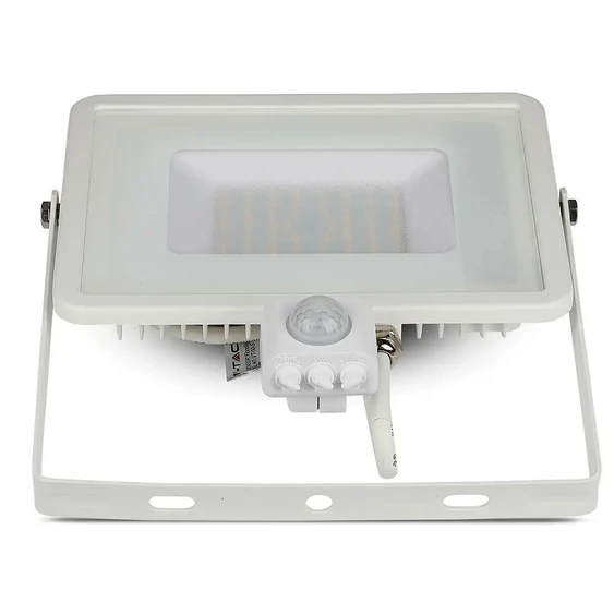 50W LED Sensor Floodlight SAMSUNG CHIP Cut-OFF Function White Body 3000K