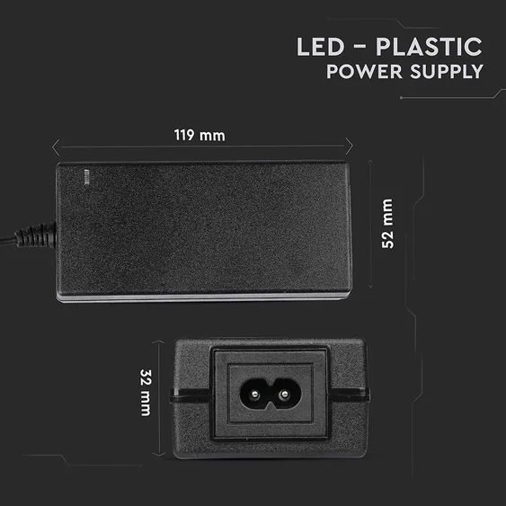 LED Power Supply - 78W 12V 6.5A Plastic