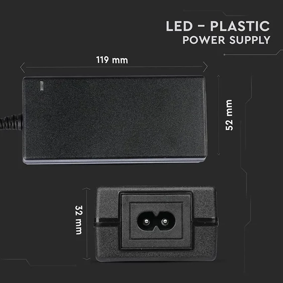 LED Power Supply - 60W 24V 2.5A IP44 Plastic