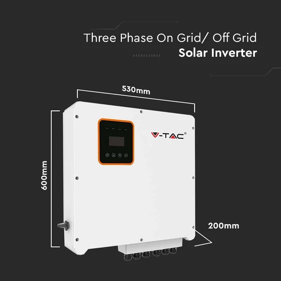 8KW On/Off Grid Hybrid Solar Inverter Three Phase  3YRS Warranty IP66