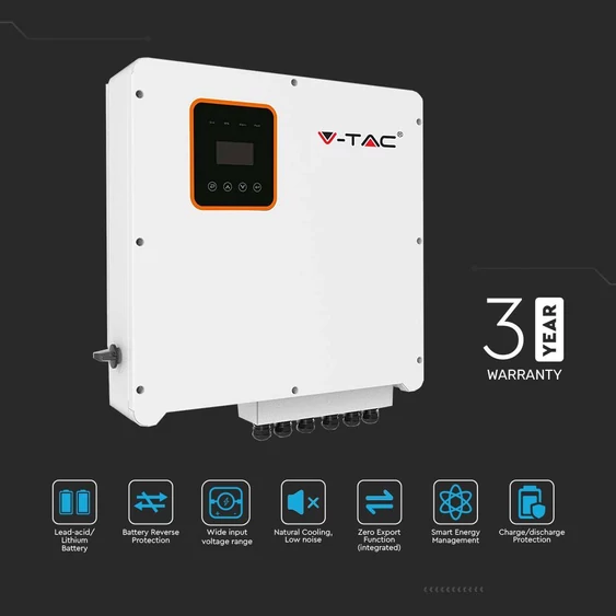 8KW On/Off Grid Hybrid Solar Inverter Three Phase  3YRS Warranty IP66