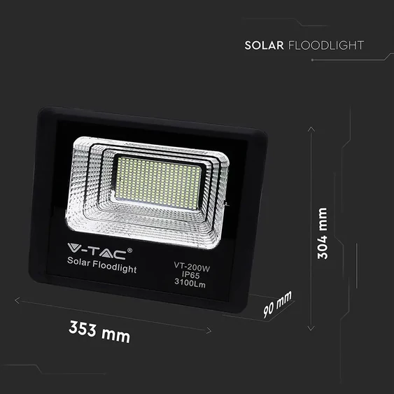 40W LED Solar Floodlight 4000K