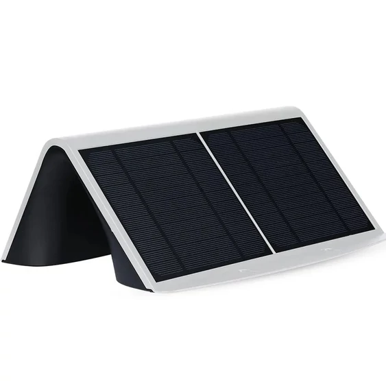 V-TAC napelemes, mozgásérzékelős LED reflektor, fehér, 7W természetes fehér - SKU 8278