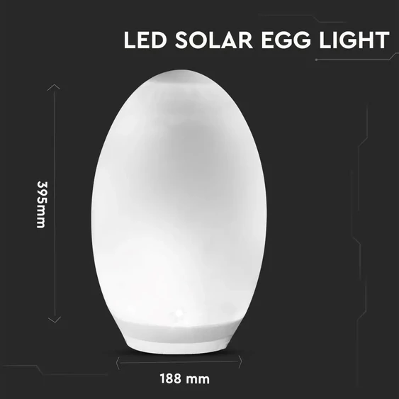 LED Solar Egg Light RGB