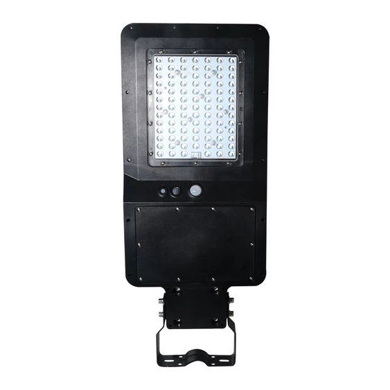 40W LED Solar Street Light Black Body 6000K 120LM/W