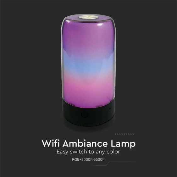 8W LED WiFi Ambiance lamp, CCT+RGB