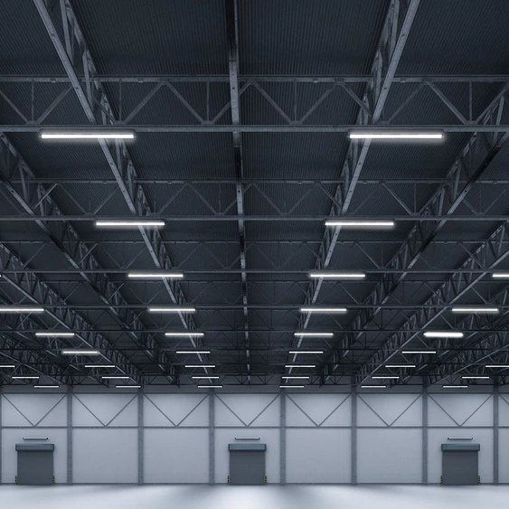 V-TAC polikarbonát LED lámpa 60cm 18W IP65 hideg fehér 120 Lm/W (GT-Széria) - SKU 23392