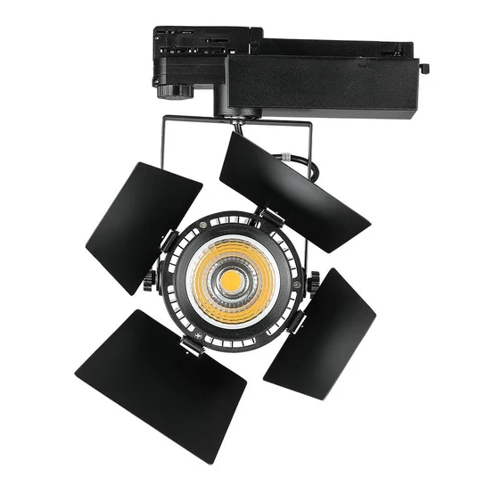 V-TAC PRO COB LED sínes színpadreflektor 33W CRI>90 természetes fehér - SKU 21372