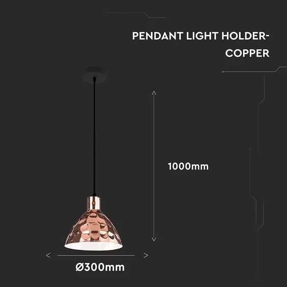 Pendant Light Holder Copper Ф300
