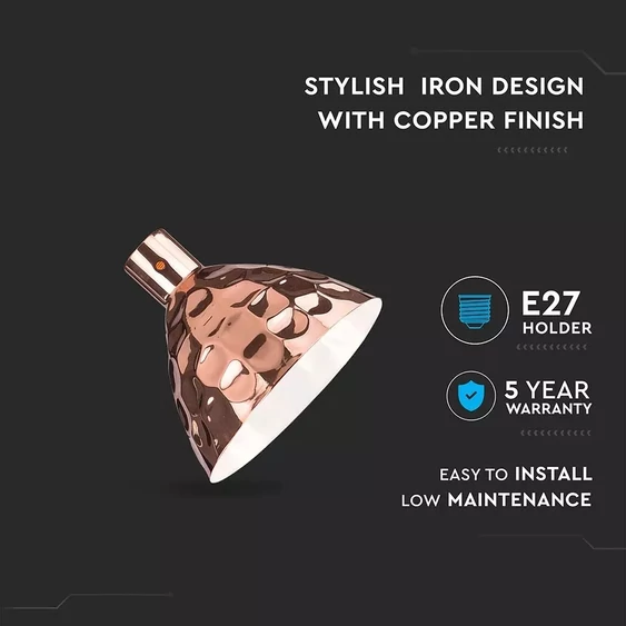 Pendant Light Holder Copper Ф300