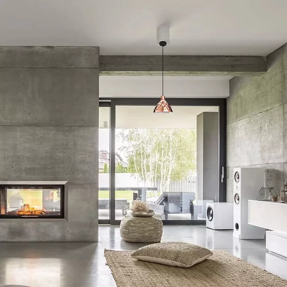 Rose Gold Pendant Light Holder ф220