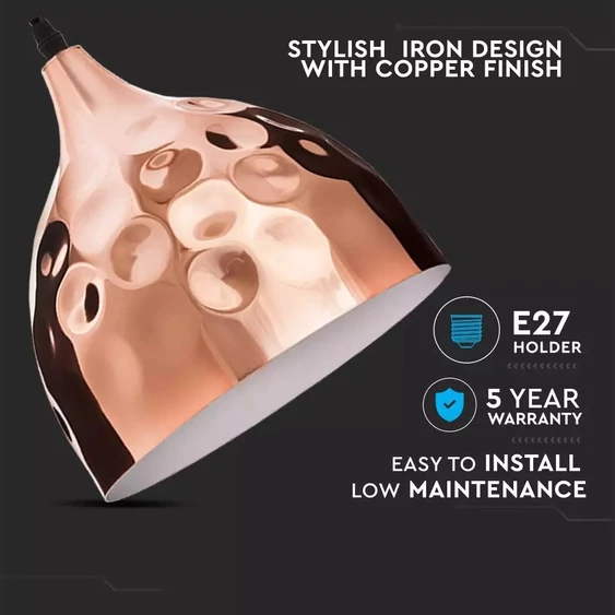 Rose Gold Pendant Light Holder ф230