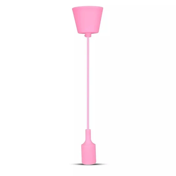 E27 Pendant Holder Pink Body