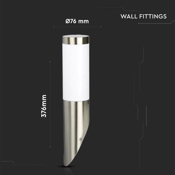 Wall Lamp With Stainless Steel Body Diagonal Angle IP65