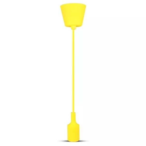 E27 Pendant Holder Yellow