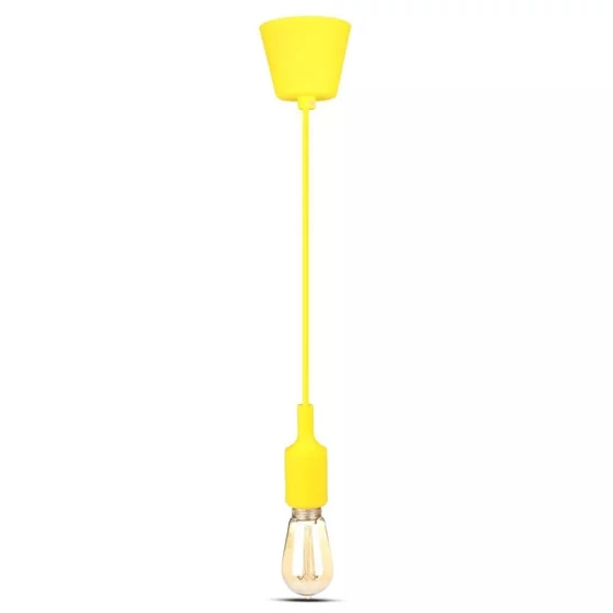 E27 Pendant Holder Yellow