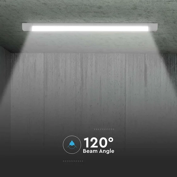 V-TAC EVO bútor, - és pultvilágító LED lámpa 120cm 30W hideg fehér, 60cm kábellel - SKU 20364