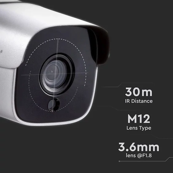 V-TAC Smart - kültéri, IP biztonsági kamera, 1080p - SKU 8478