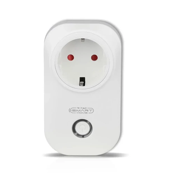 V-TAC Smart - okostelefonnal kapcsolható, WiFi-s, konnektor, dugalj - SKU 8415