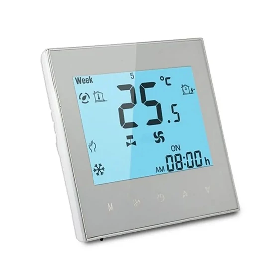 V-TAC Smart - okostelefonról is irányítható, WiFi termosztát - SKU 7908