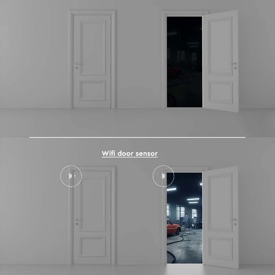 Smart WiFi Open/Close door sensor