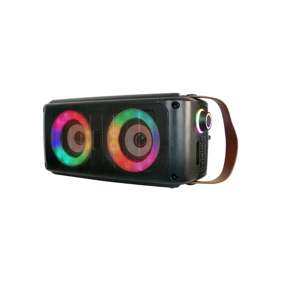 V-TAC Soundor 20W Bluetooth hordozható hangszóró LED világítással, 2x3 inch - SKU 6664