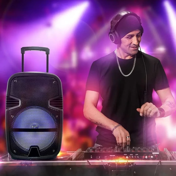 V-TAC Soundor 35W Bluetooth hangszóró LED világítással - SKU 7736