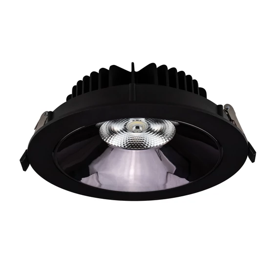 LED Downlight - SAMSUNG CHIP 30W COB Reflector Black Housing 6400K