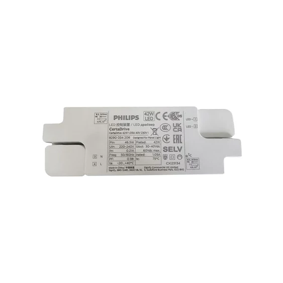 V-TAC süllyeszthető LED panel hideg fehér 40W 60 x 60cm, Philips tápegységgel - SKU 23823