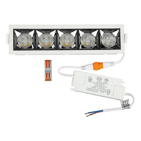 V-TAC süllyeszthető 12° mélysugárzó LED lámpa 20W hideg fehér - SKU 979
