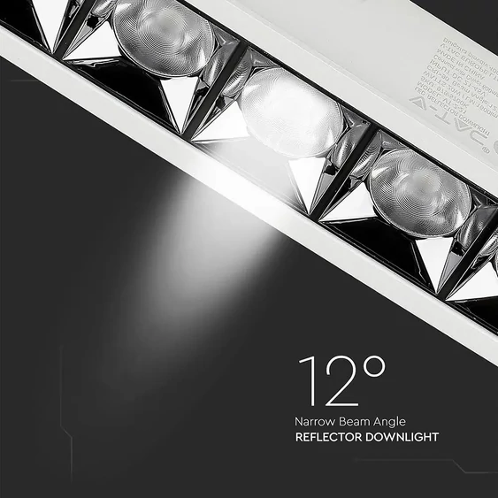 V-TAC süllyeszthető 12° mélysugárzó LED lámpa 20W hideg fehér - SKU 979