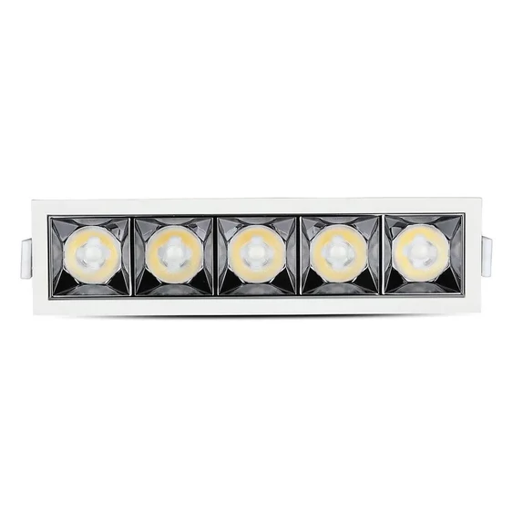 V-TAC süllyeszthető 38° mélysugárzó LED lámpa 20W hideg fehér - SKU 994