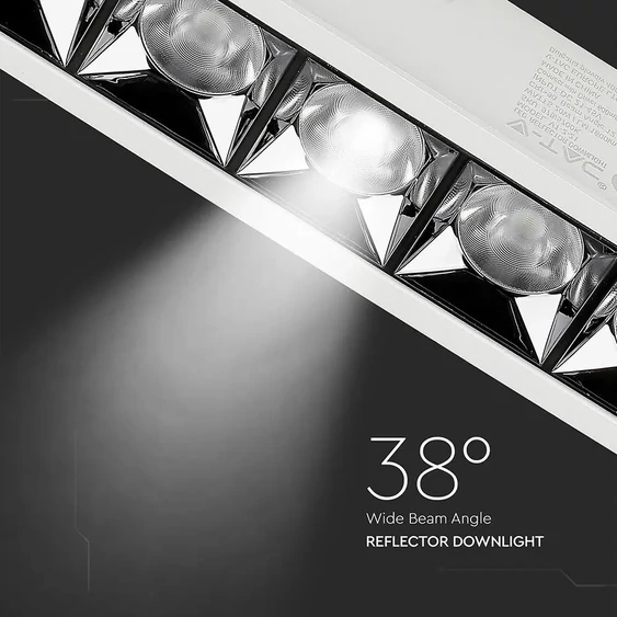 V-TAC süllyeszthető 38° mélysugárzó LED lámpa 20W hideg fehér - SKU 994
