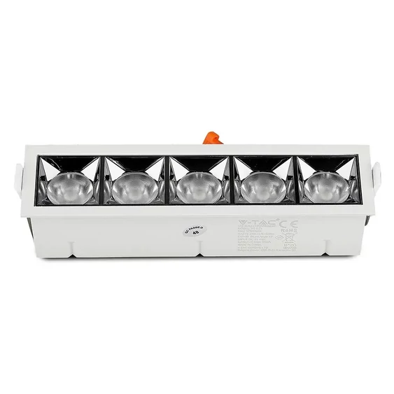 V-TAC süllyeszthető 38° mélysugárzó LED lámpa 20W hideg fehér - SKU 994