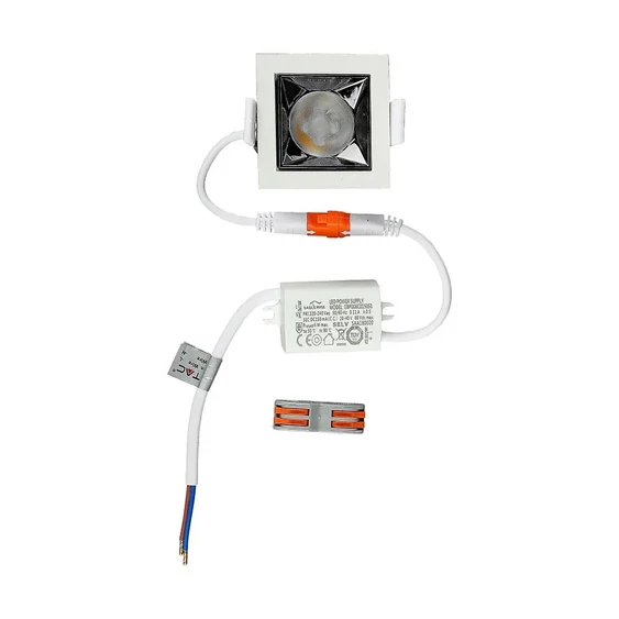 V-TAC süllyeszthető 12° mélysugárzó LED lámpa 4W hideg fehér - SKU 970