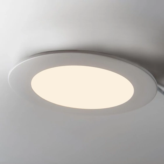 V-TAC süllyeszthető kerek fémházas LED panel 12W hideg fehér - SKU 214859