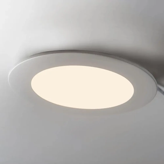 V-TAC süllyeszthető kerek fémházas LED panel 18W hideg fehér - SKU 214862