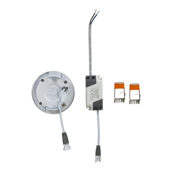 V-TAC süllyeszthető mennyezeti kerek LED panel 3W természetes fehér - SKU 6293