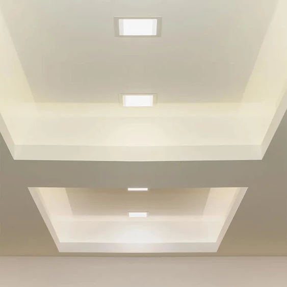 V-TAC süllyeszthető mennyezeti szögletes LED panel 12W hideg fehér - SKU 4868