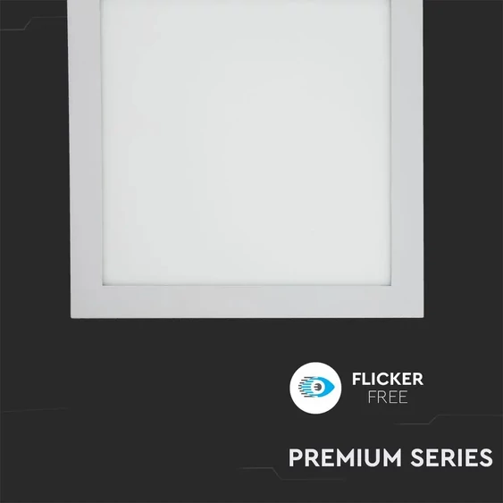 V-TAC süllyeszthető mennyezeti szögletes LED panel 24W meleg fehér - SKU 4887