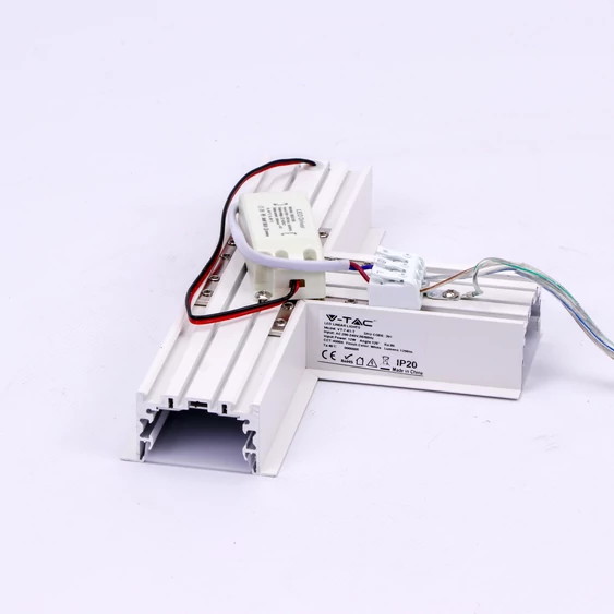 14W T Shape Connector Downside White Body 4000K