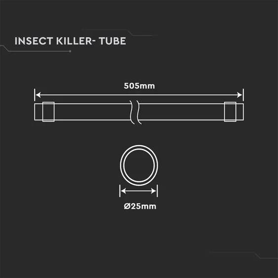 T8 15W Tube for SKU 11181 insect killer