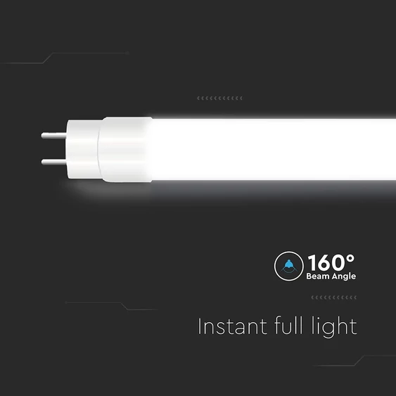 V-TAC T8 LED fénycső 120cm 16.5W hideg fehér, 112 lm/W - SKU 23873