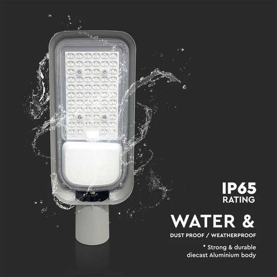 V-TAC utcai LED lámpa, térvilágító ledes lámpatest 100W hideg fehér - SKU 7891