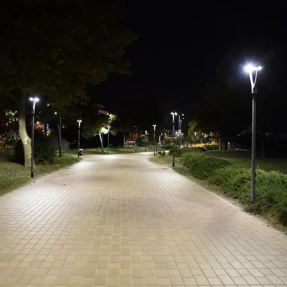 V-TAC utcai LED lámpa, térvilágító ledes lámpatest 100W természetes fehér - SKU 783