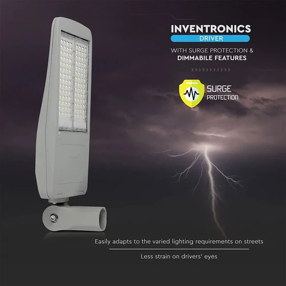 LED Street Light SAMSUNG CHIP - 120W 6400K Clas II Aluminium  Dimmable 140LM/W