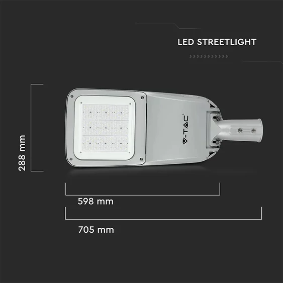 LED Street Light SAMSUNG CHIP - 120W 4000K 302Z+ Class II Type 3M Inventonics 0-10V