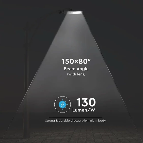 LED Street Light SAMSUNG CHIP - 120W 4000K 302Z+ Class II Type 3M Inventonics 0-10V