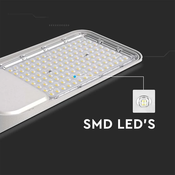 V-TAC utcai LED lámpa, térvilágító ledes lámpatest 150W hideg fehér, 115 Lm//W - SKU 2120429