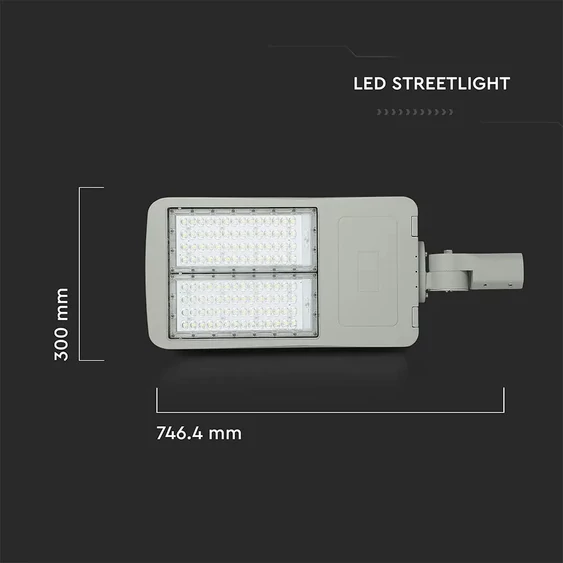 LED Street Light SAMSUNG CHIP - 150W 6400K Clas II Aluminium  Dimmable 140LM/W